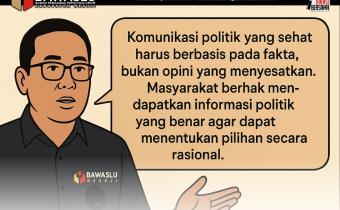 Wahyu Eko: Komunikasi Politik Harus Berbasis Fakta