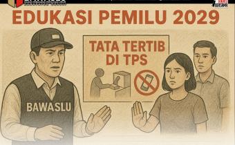 Bawaslu Mesuji Edukasi Pemilih tentang Tata Tertib Pencoblosan