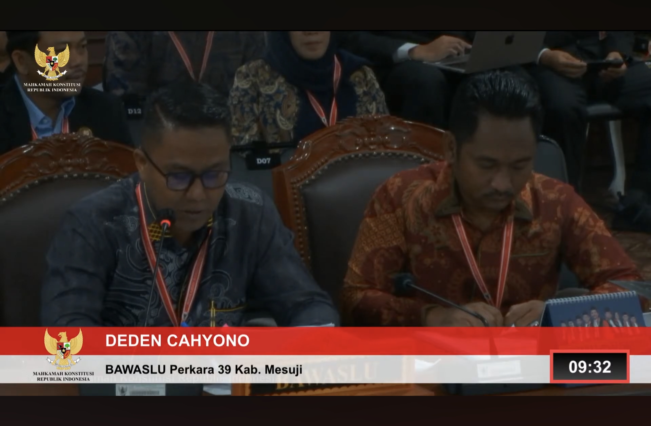 Sidang Perkara 39 Kabupaten Mesuji