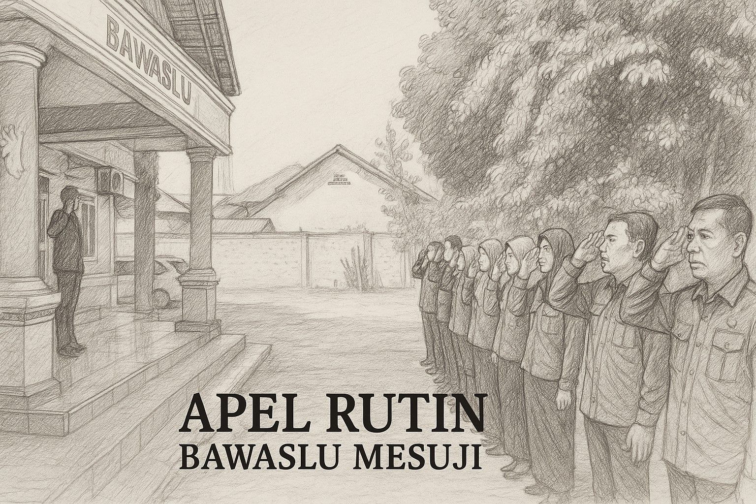 Bawaslu Mesuji Gelar Apel Rutin, Tegaskan Komitmen Integritas dan Disiplin Pengawasan