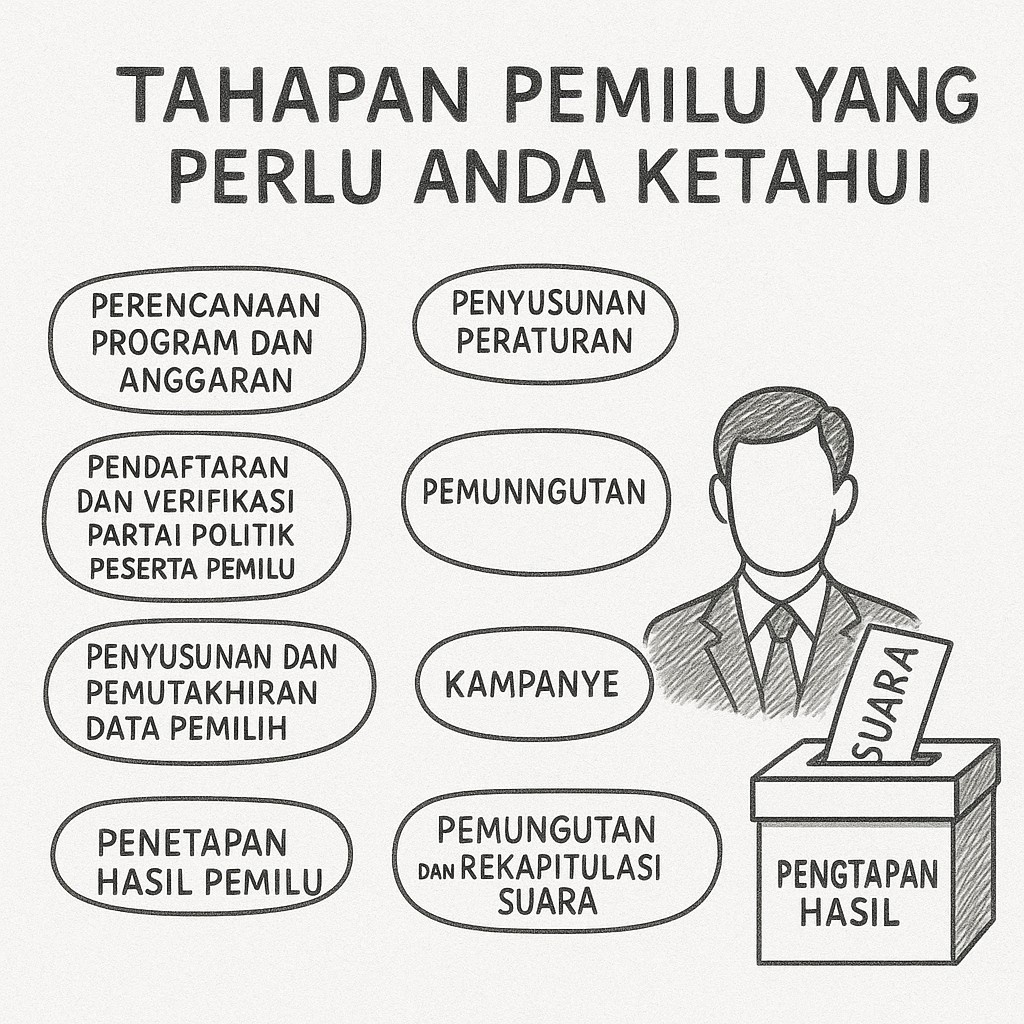 TAHAPAN PEMILU YANG PERLU ANDA KETAHUI