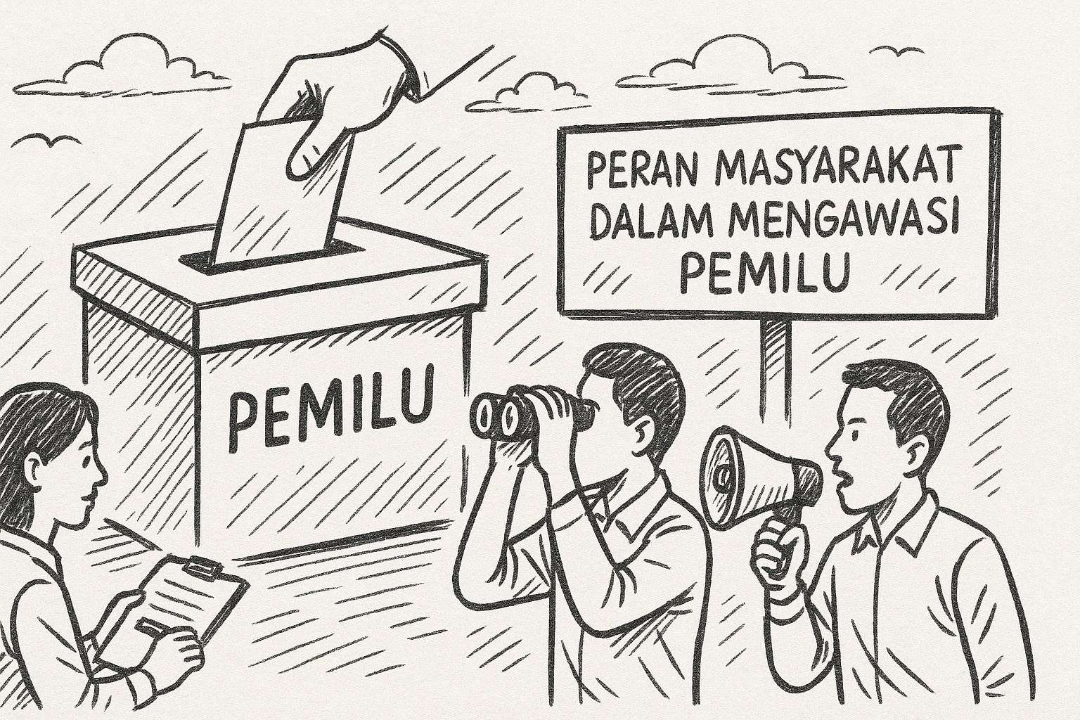 Peran Masyarakat Krusial Dalam Mengawasi Pemilu Demokratis