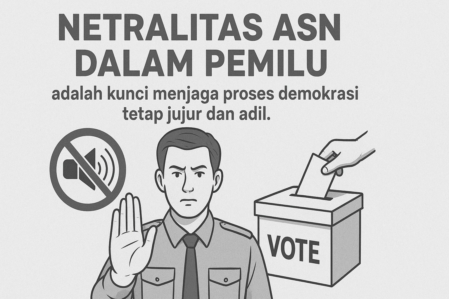 Memahami Netralitas ASN dalam Pemilu, Kunci Menjaga Demokrasi Tetap Sehat