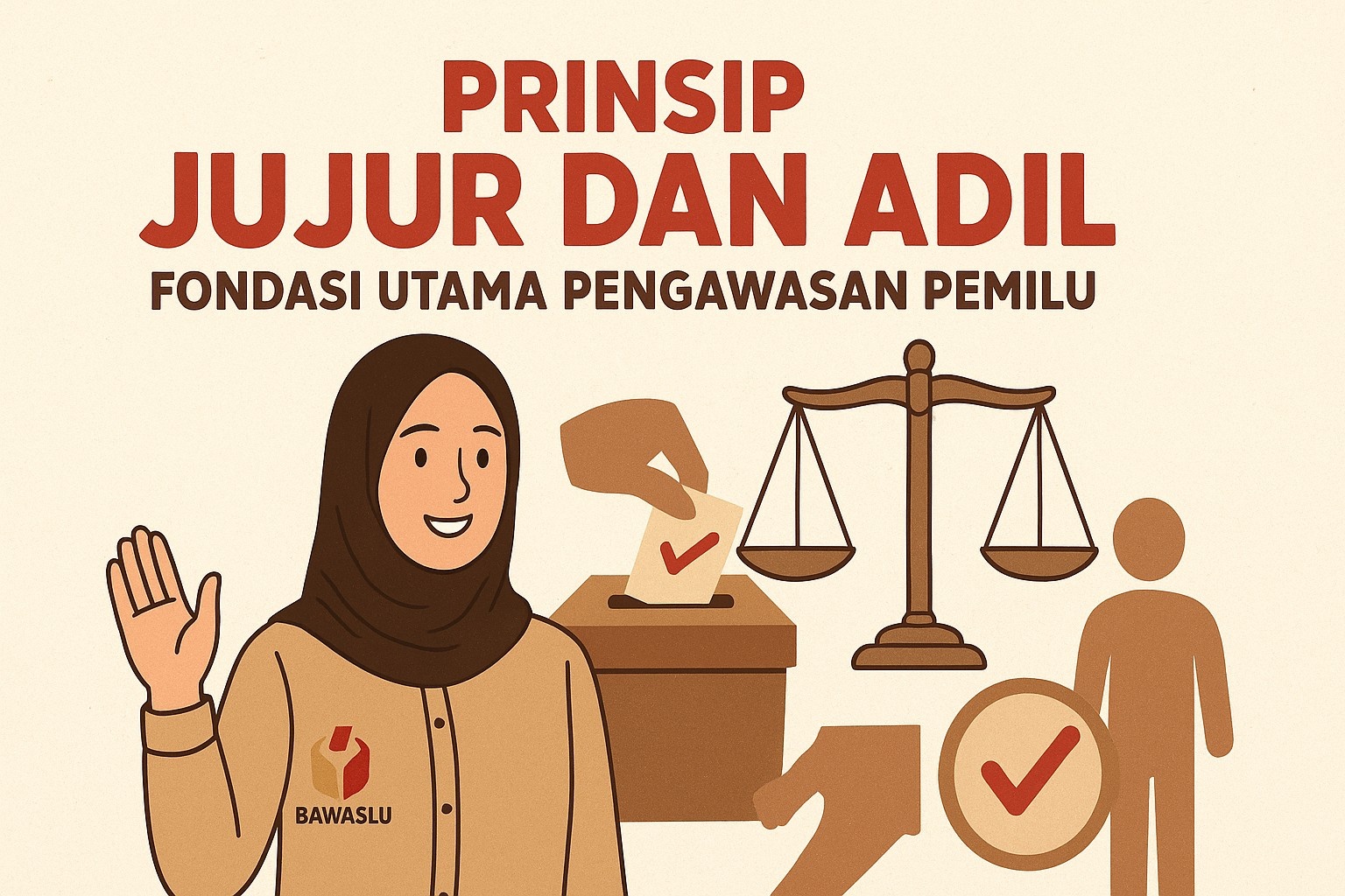 Prinsip Jujur dan Adil Menjadi Landasan Utama dalam Pengawasan Pemilu