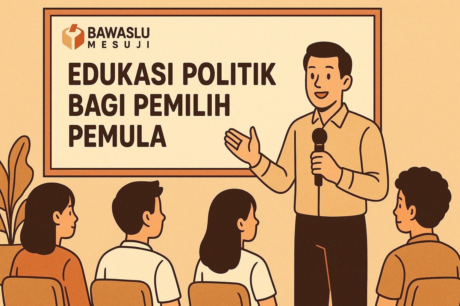 Edukasi Politik Bagi Pemilih Pemula, Wujudkan Pemilih Cerdas dan Berintegritas