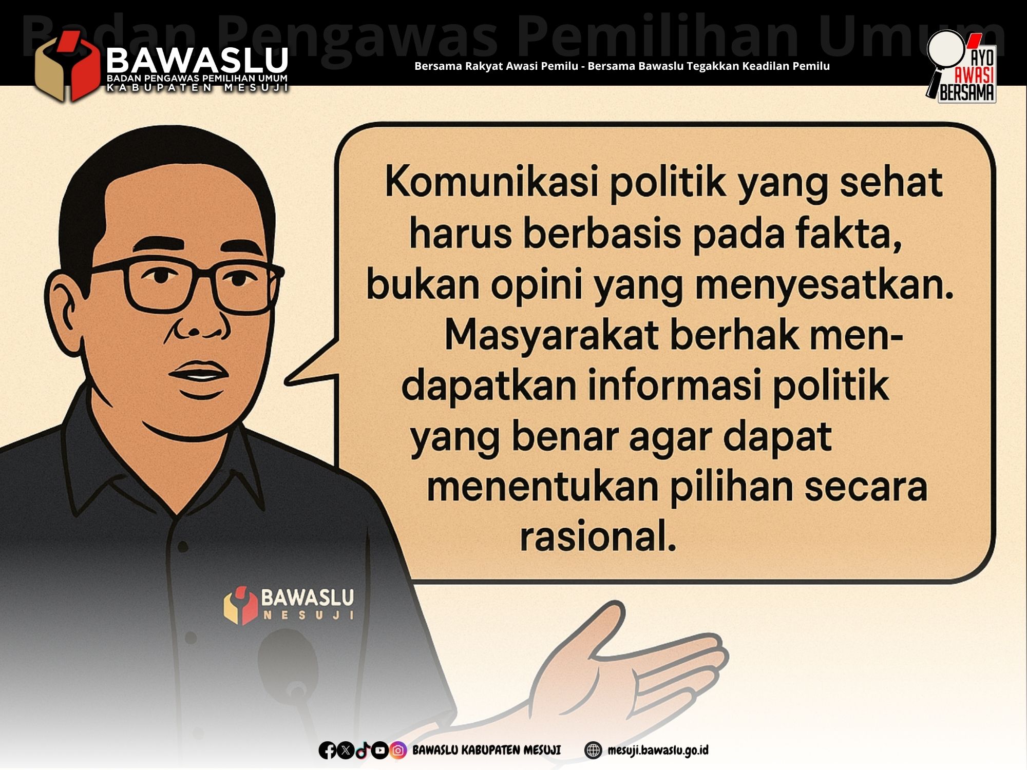 Wahyu Eko: Komunikasi Politik Harus Berbasis Fakta