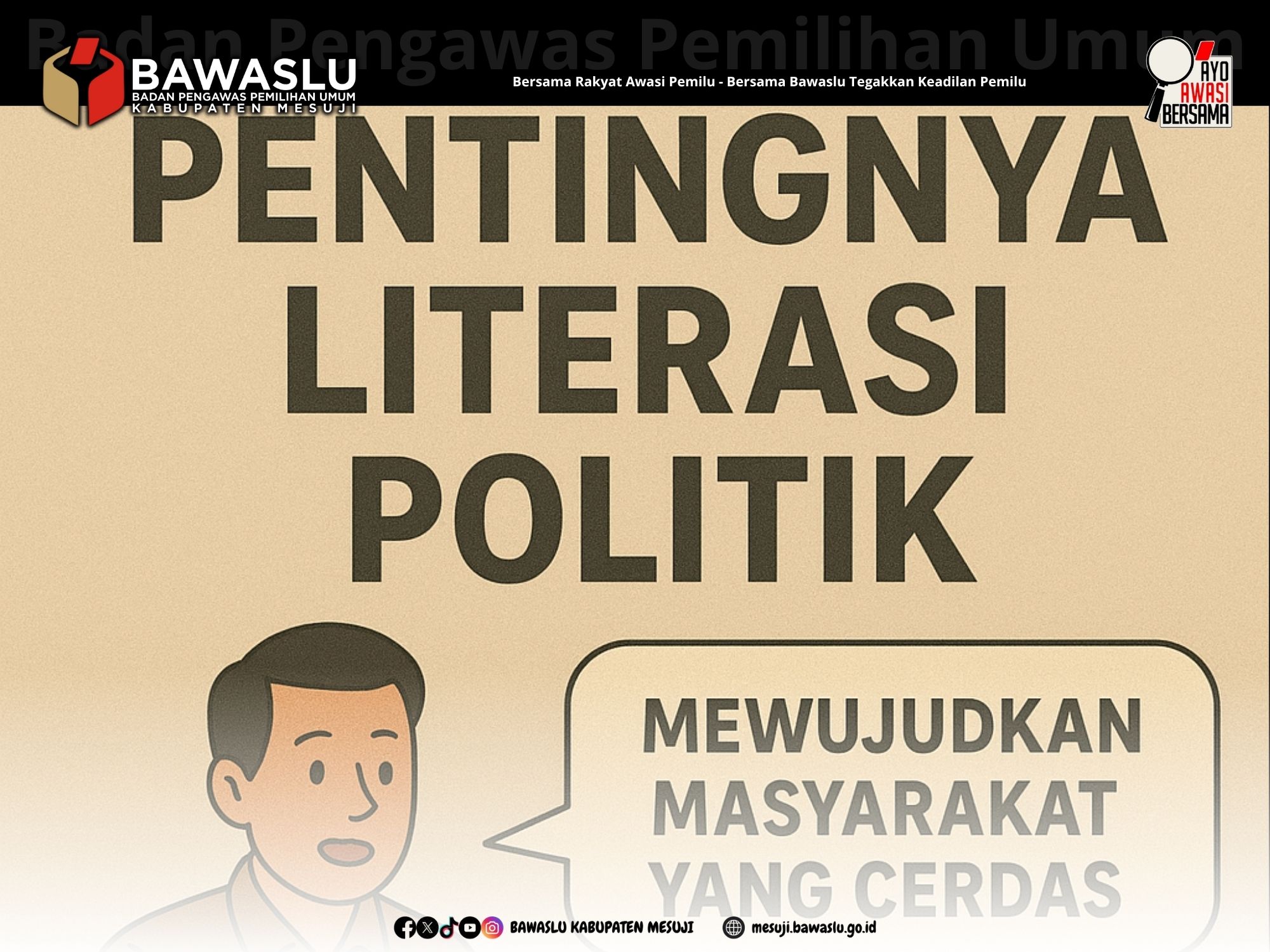 Bawaslu Tekankan Pentingnya Literasi Politik di Masa Kampanye