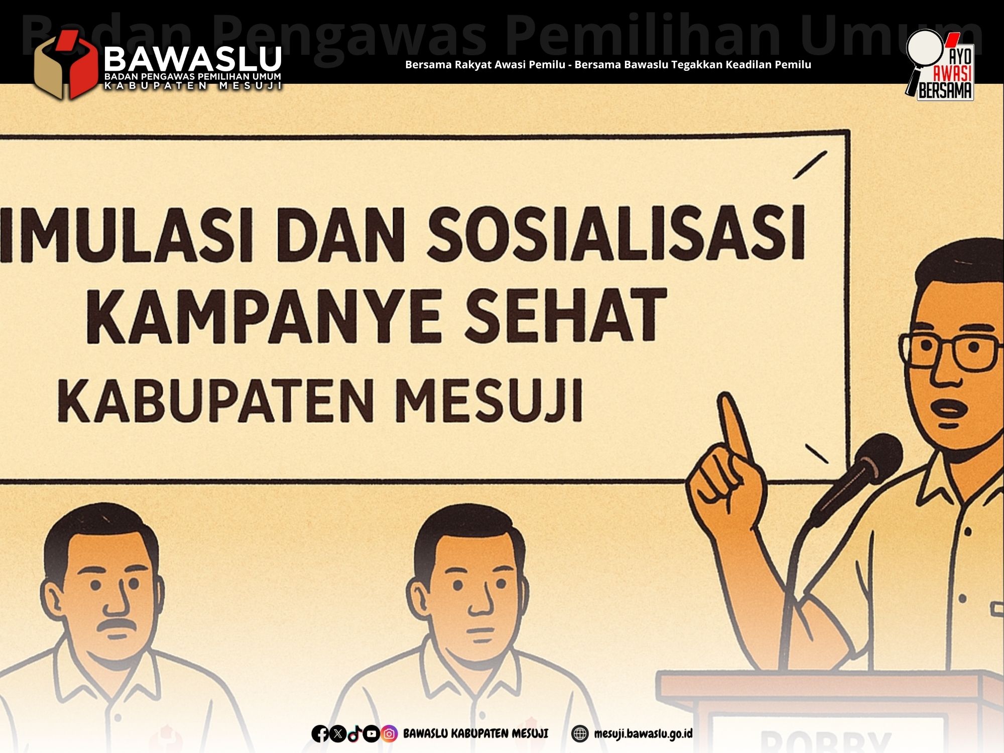 Robby Ruyudha Tegaskan Sanksi Bagi Pelanggar Aturan Kampanye