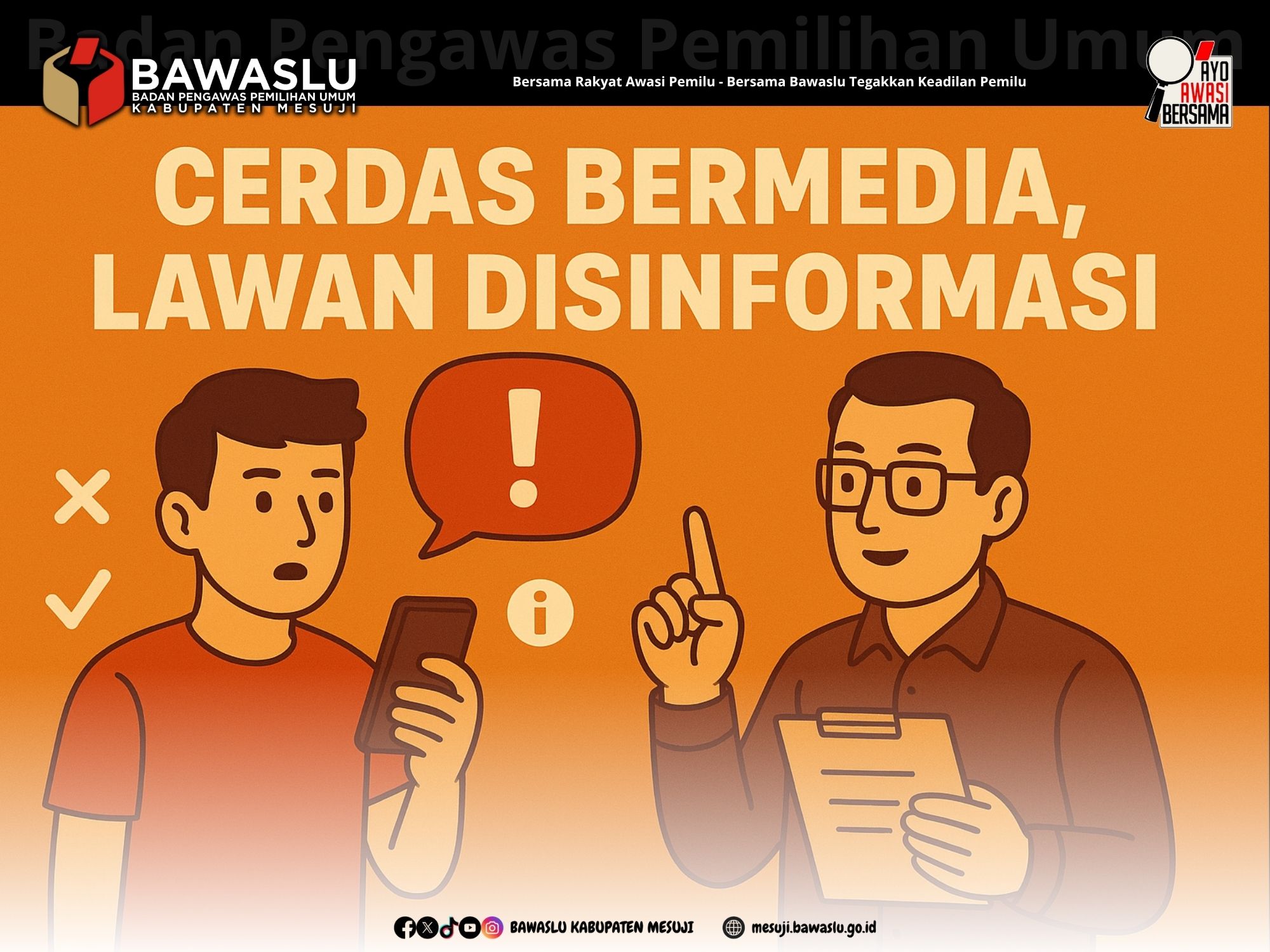 Bawaslu Mesuji Tegaskan Komitmen Netralitas Pemilu 2024