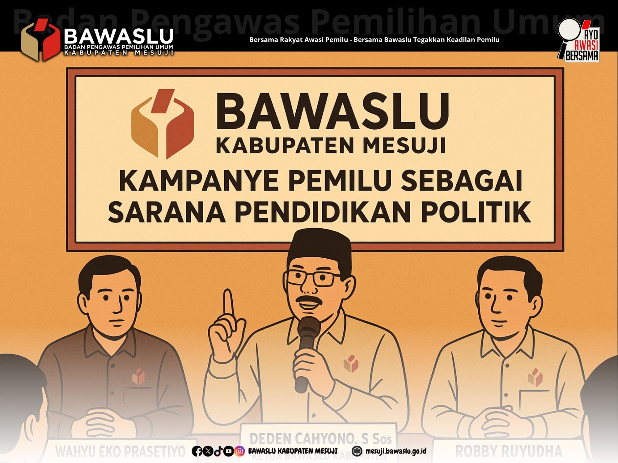 Bawaslu Mesuji Tekankan Pentingnya Pendidikan Politik Saat Kampanye