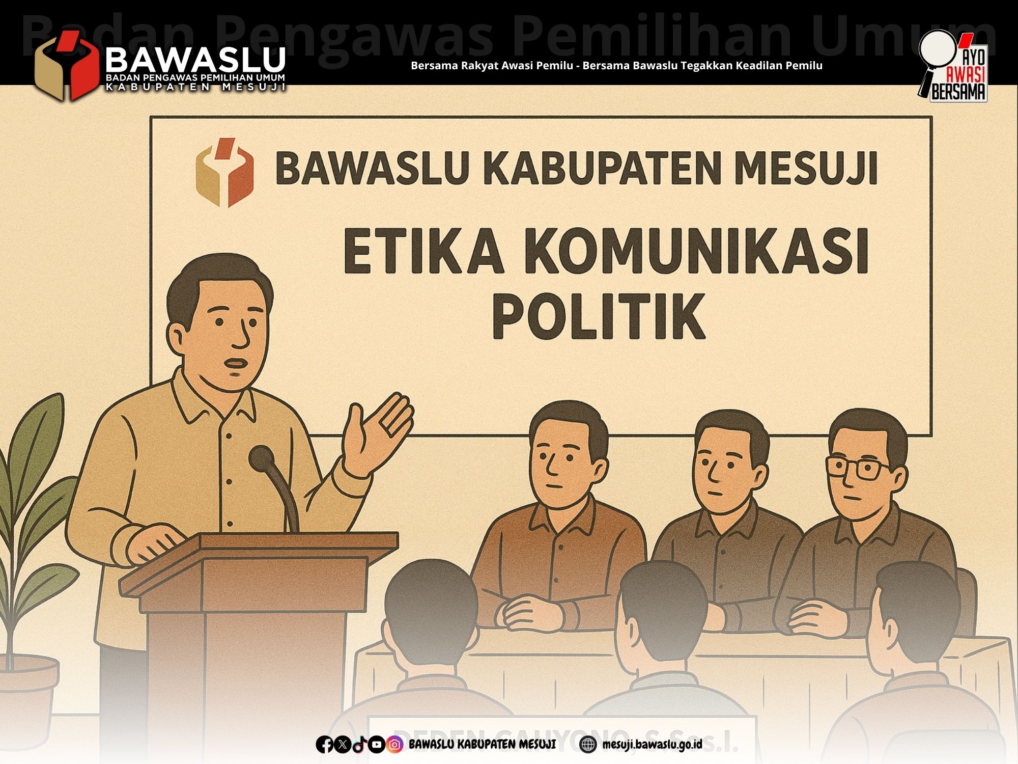Deden Cahyono: Etika Adalah Ruh Komunikasi Politik