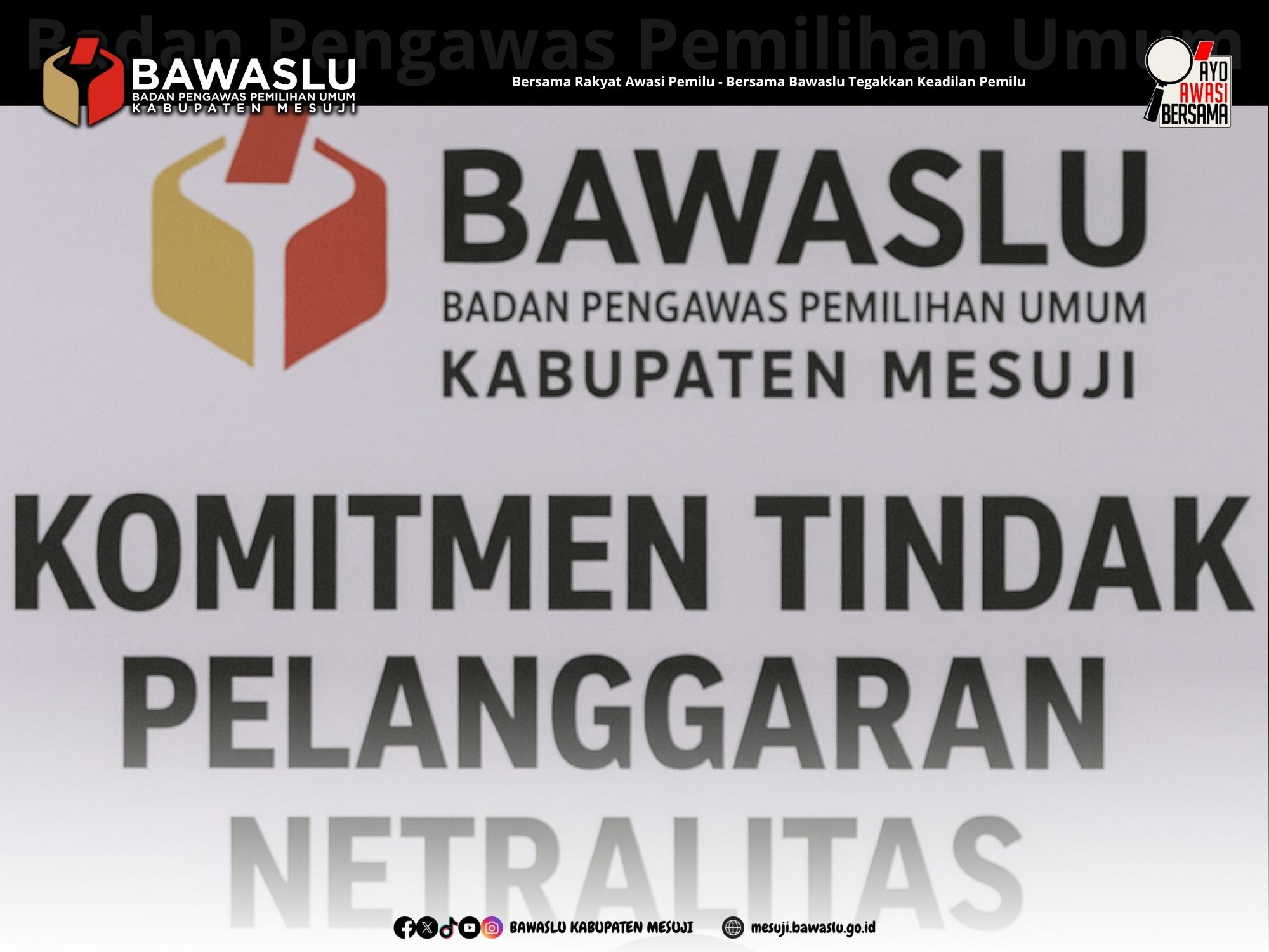 Wahyu Eko: Pelanggaran Netralitas Akan Ditindak Sesuai Prosedur