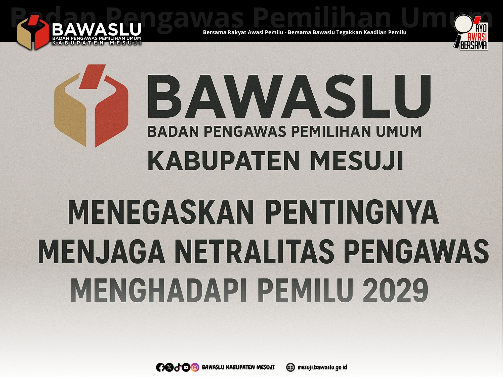 Deden Cahyono: Jaga Netralitas dan Ketertiban di TPS