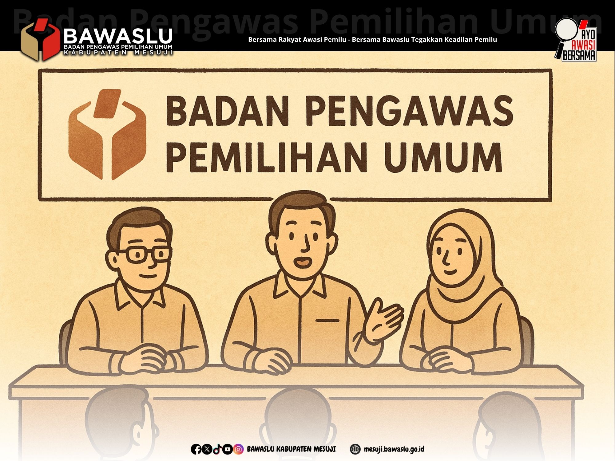 Bawaslu Mesuji Dorong Pengawasan Independen dan Transparan