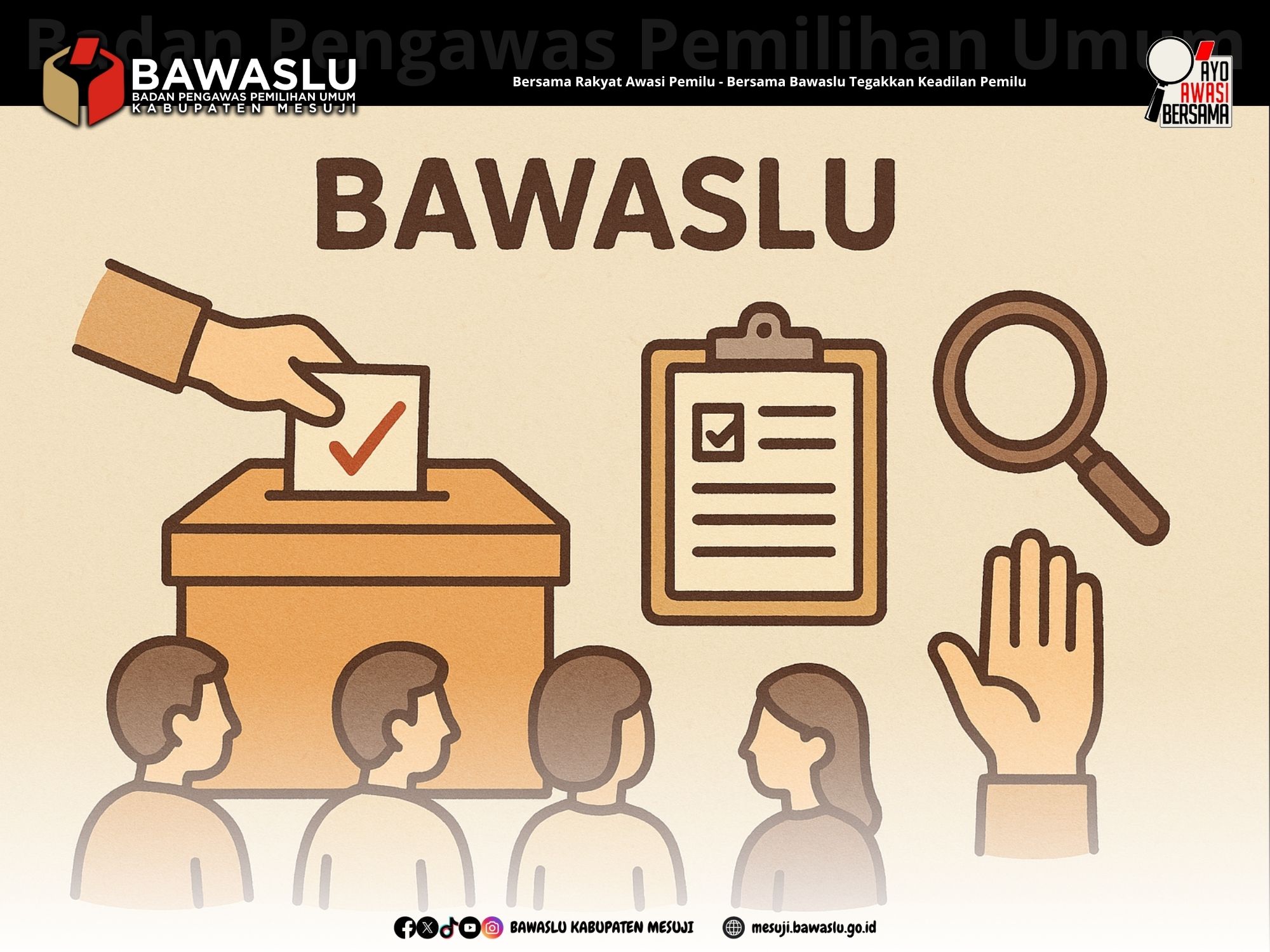 Bawaslu Mesuji Tegaskan Profesionalitas Pengawas di Setiap Tahapan Pemilu