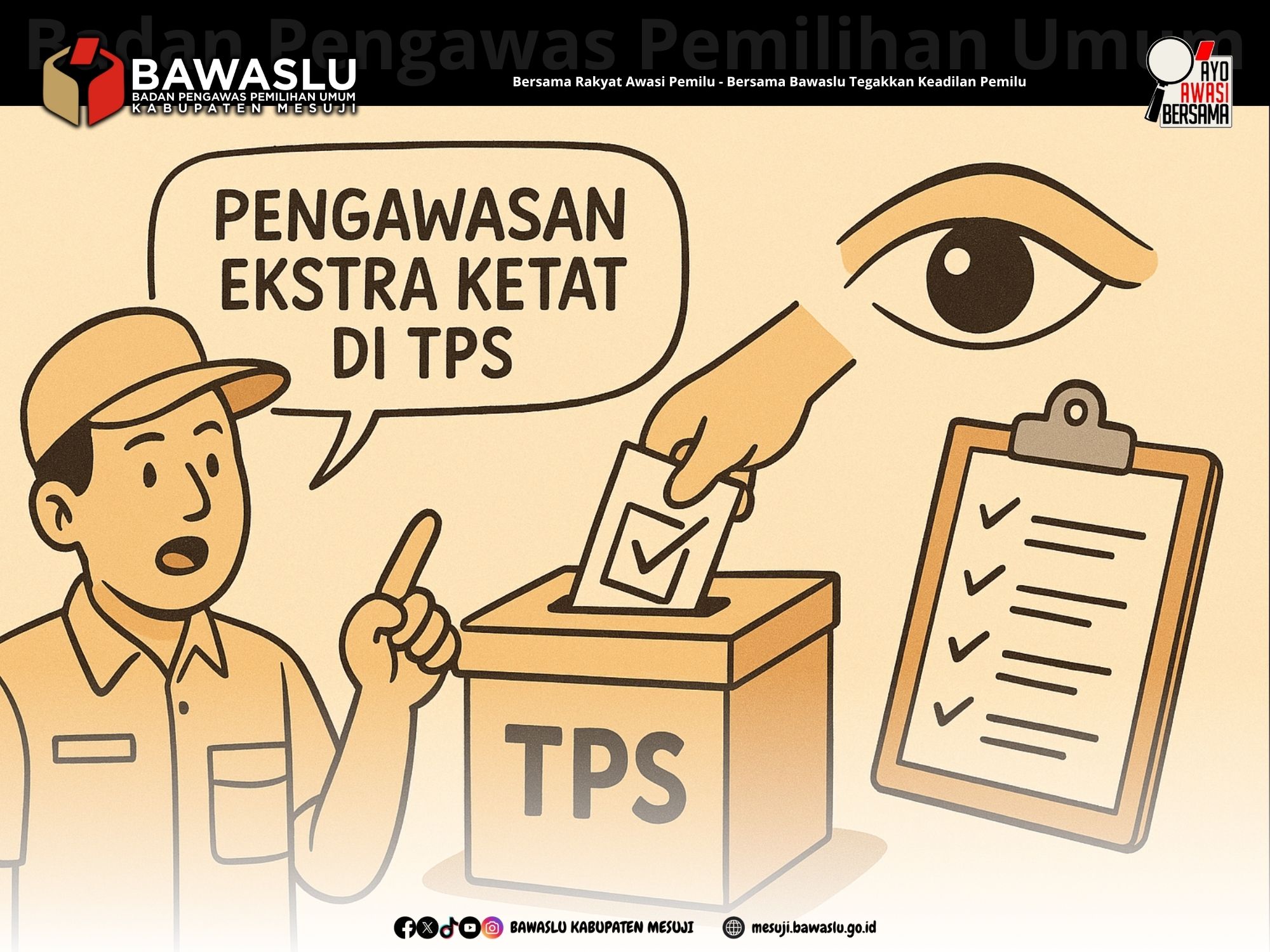 Deden Cahyono: Pengawasan di TPS Harus Ekstra Ketat