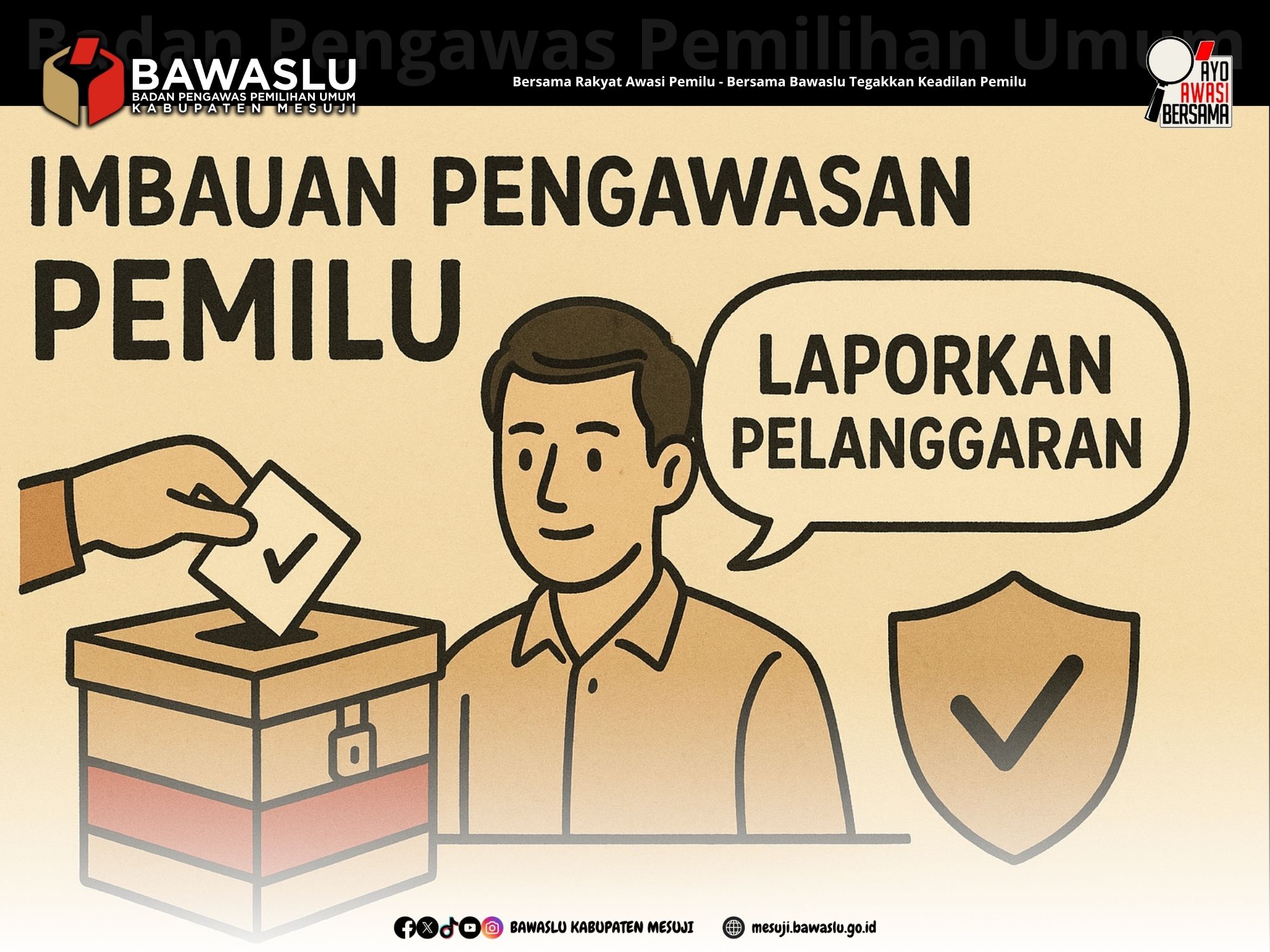 Robby Ruyudha: Laporkan Pelanggaran Jika Ditemukan di TPS