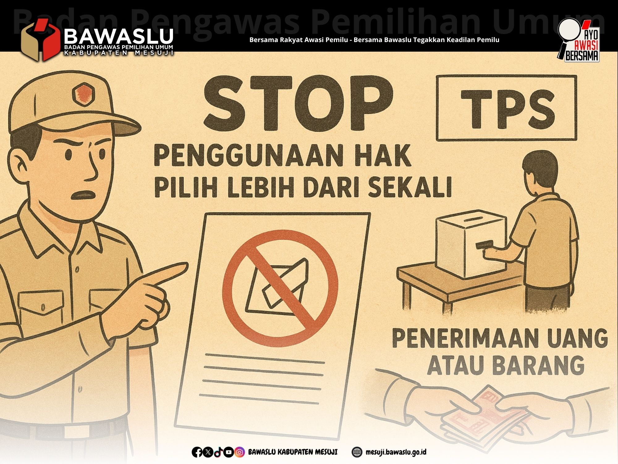 Contoh Kecurangan yang Bisa Terjadi di TPS