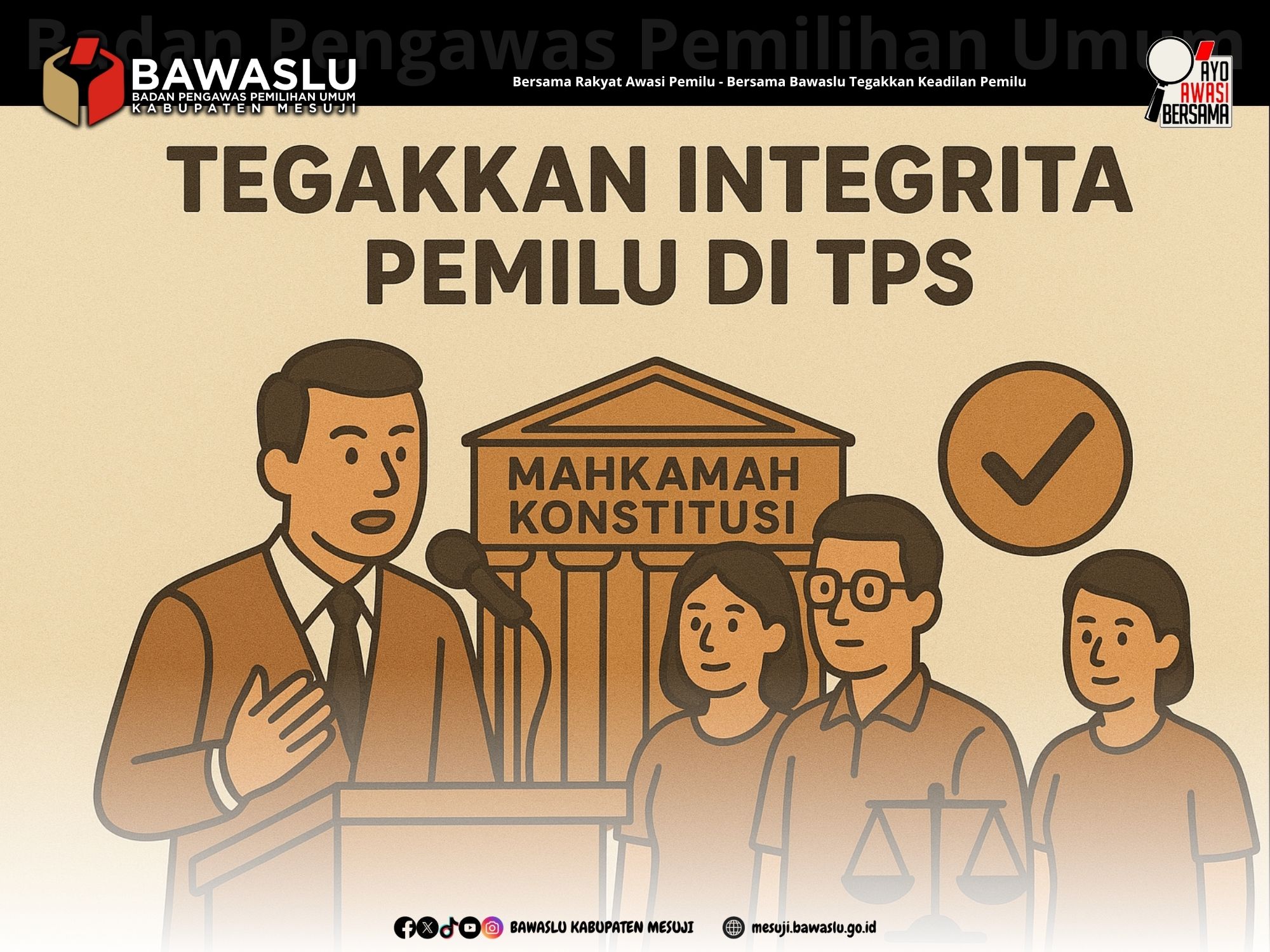 MK Pastikan Proses Pemilu Berjalan Jurdil dan Konstitusional