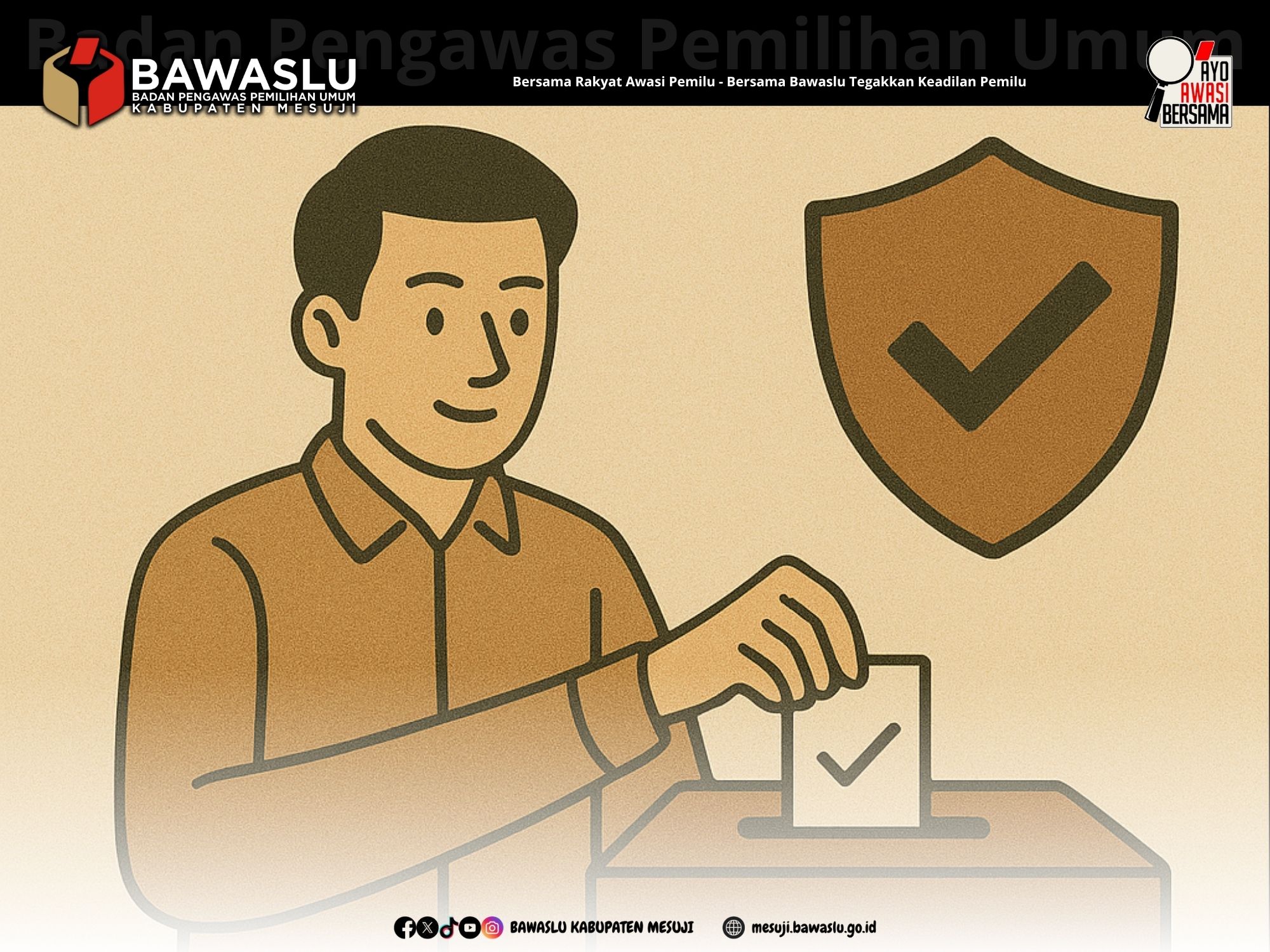 Integritas Penghitungan Suara Jadi Fokus Pengawasan Bawaslu Mesuji