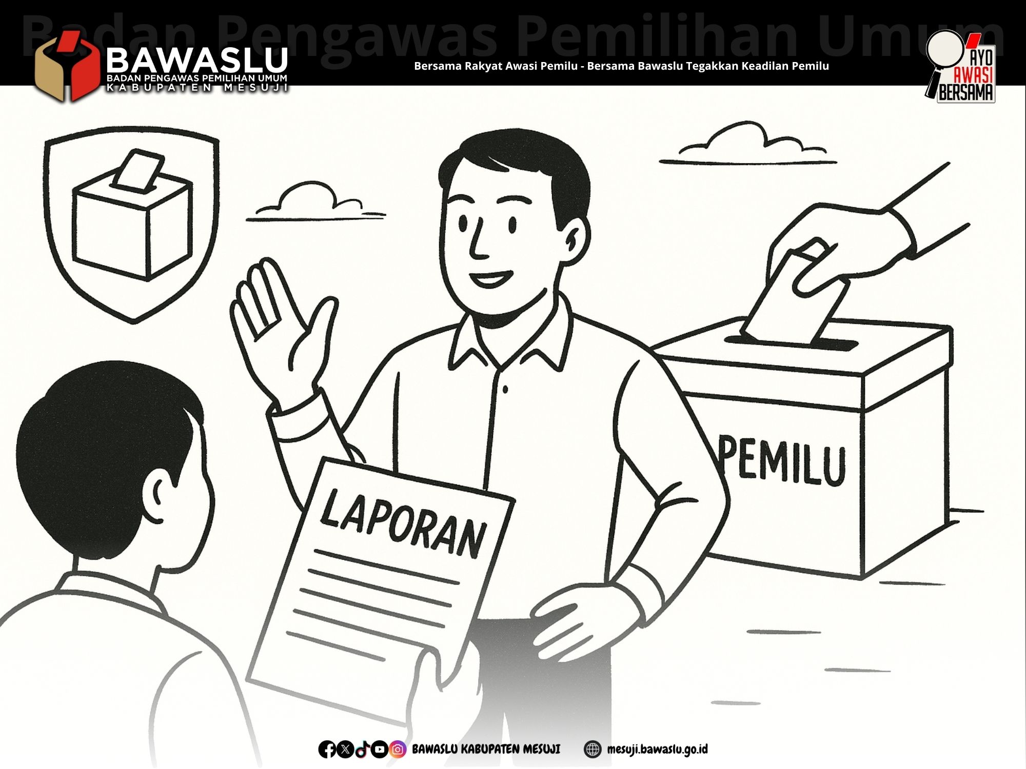 Robby Ruyudha: Laporan Masyarakat Penting untuk Jaga Integritas Pemilu