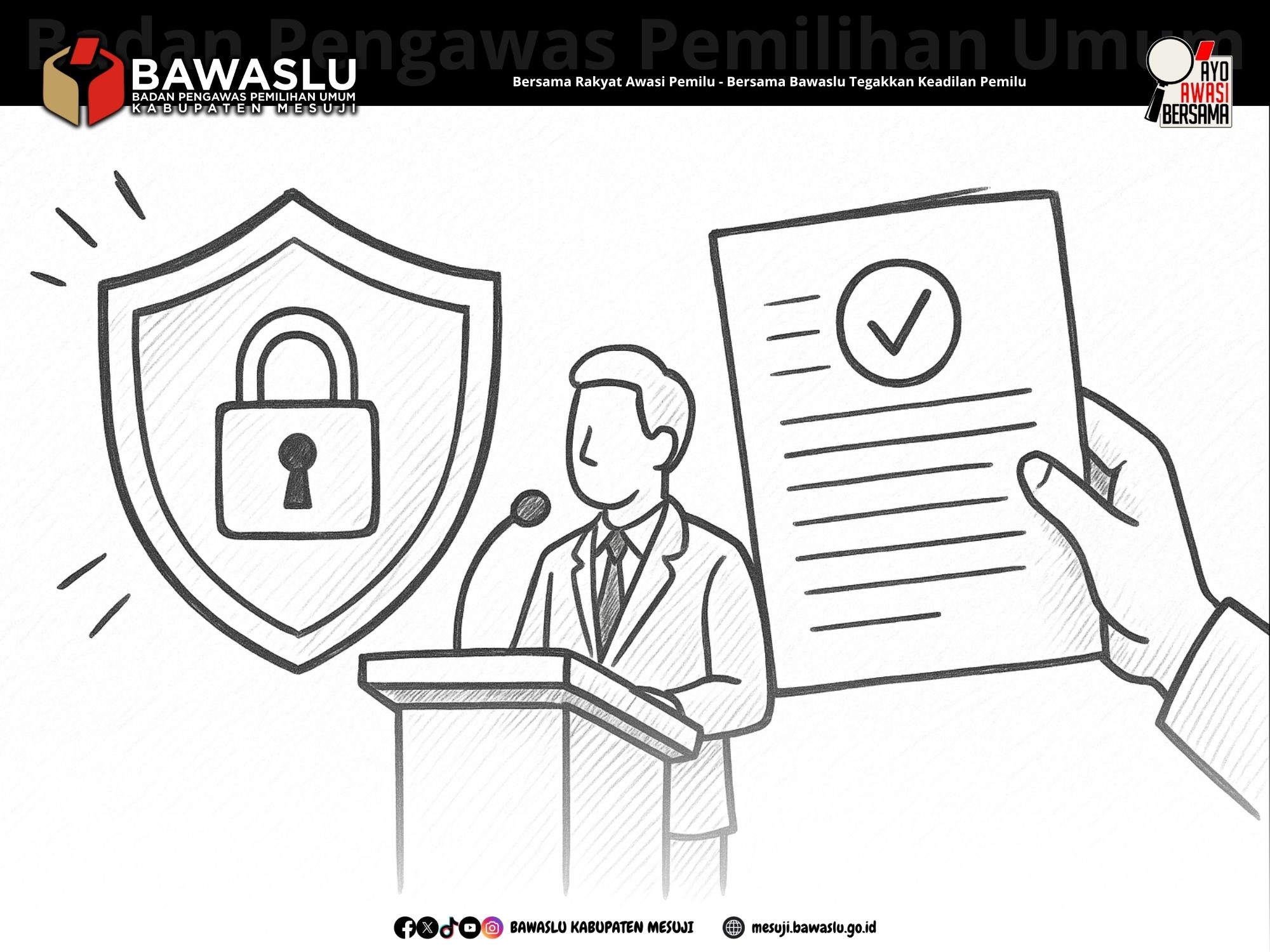 Bawaslu Mesuji Tegakkan Keadilan dengan Lindungi Pelapor