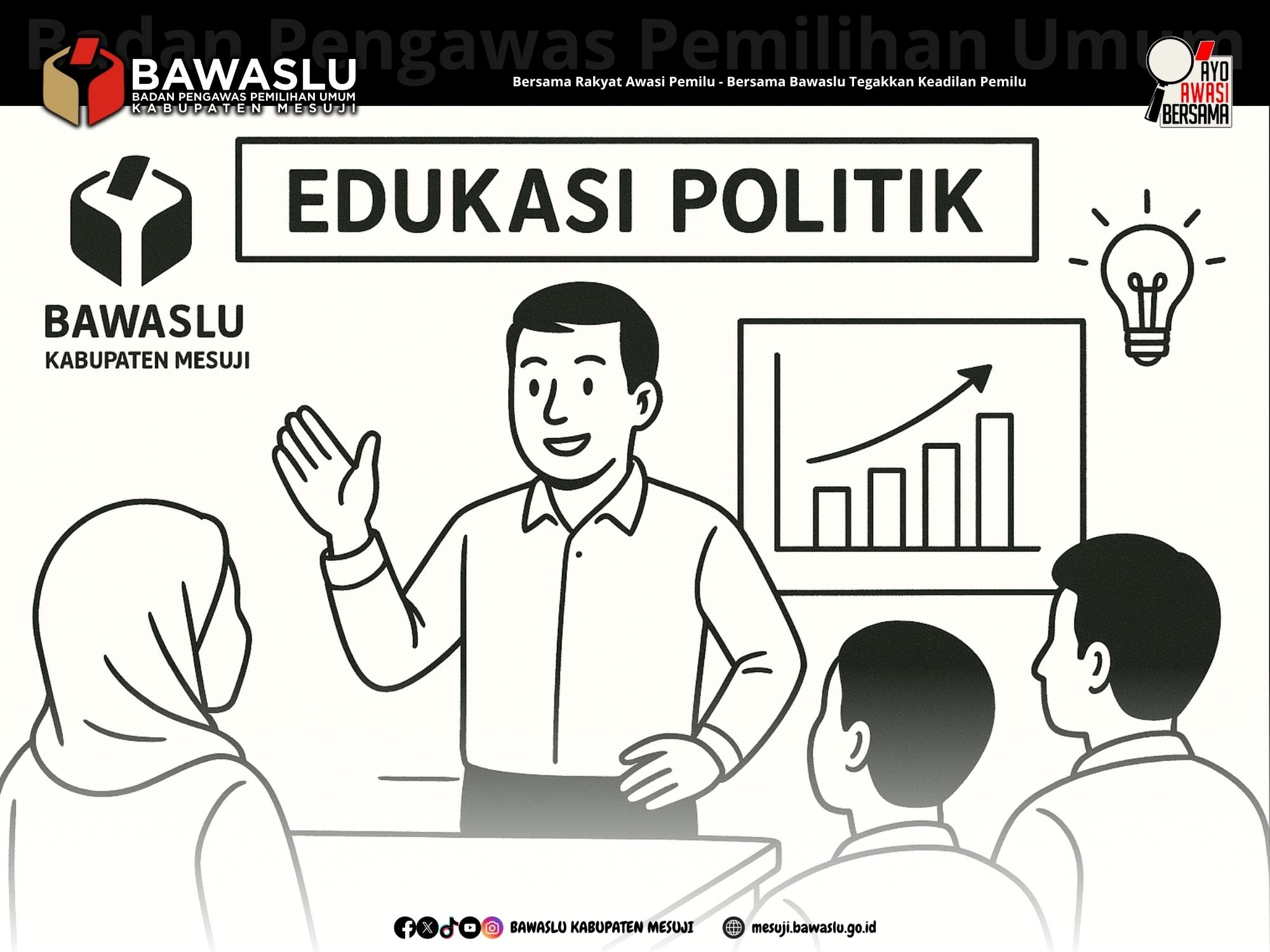Bawaslu Mesuji Dorong Inovasi dalam Pendidikan Politik