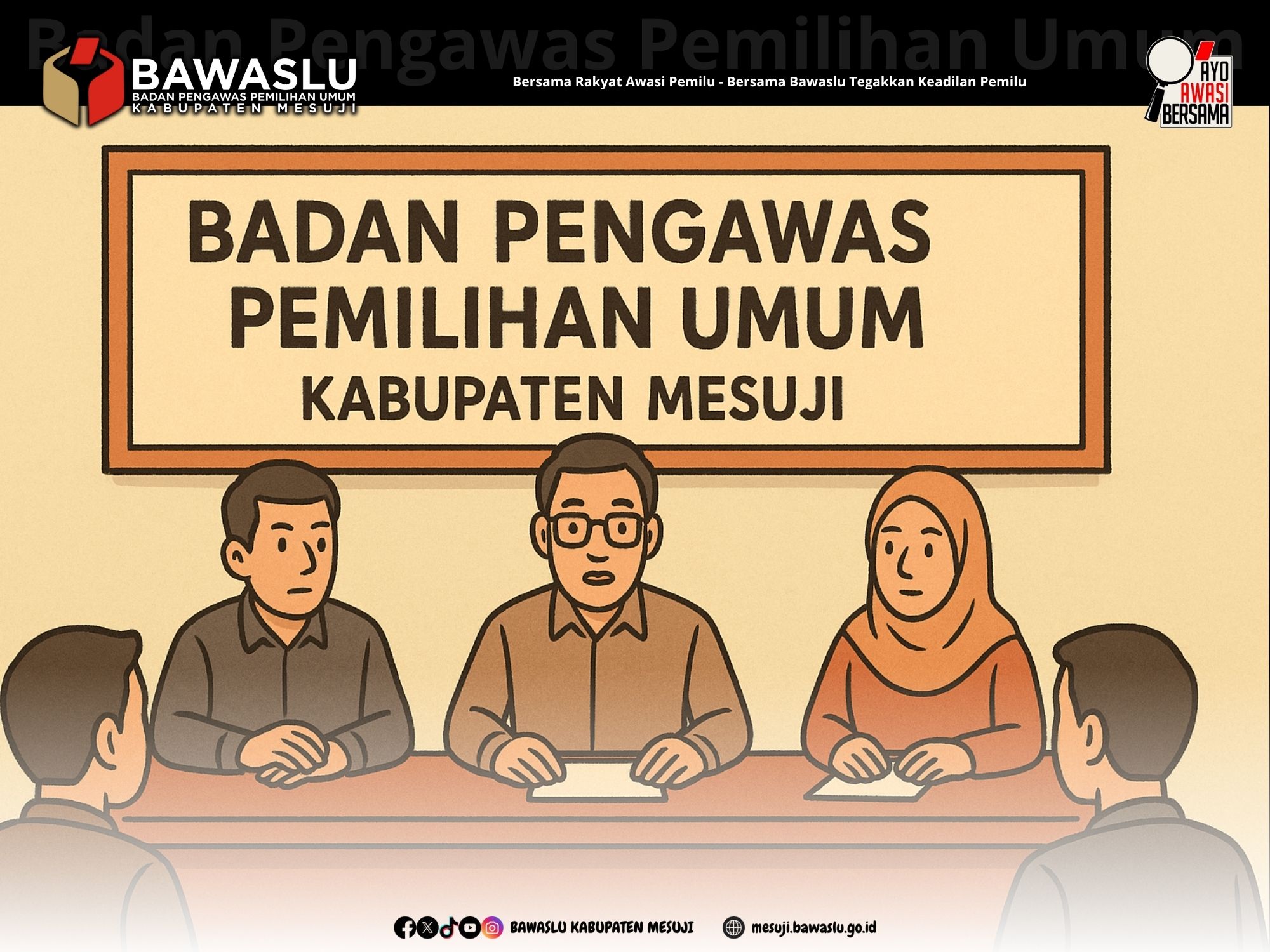 Bawaslu Mesuji Dorong Demokrasi Lokal yang Berintegritas