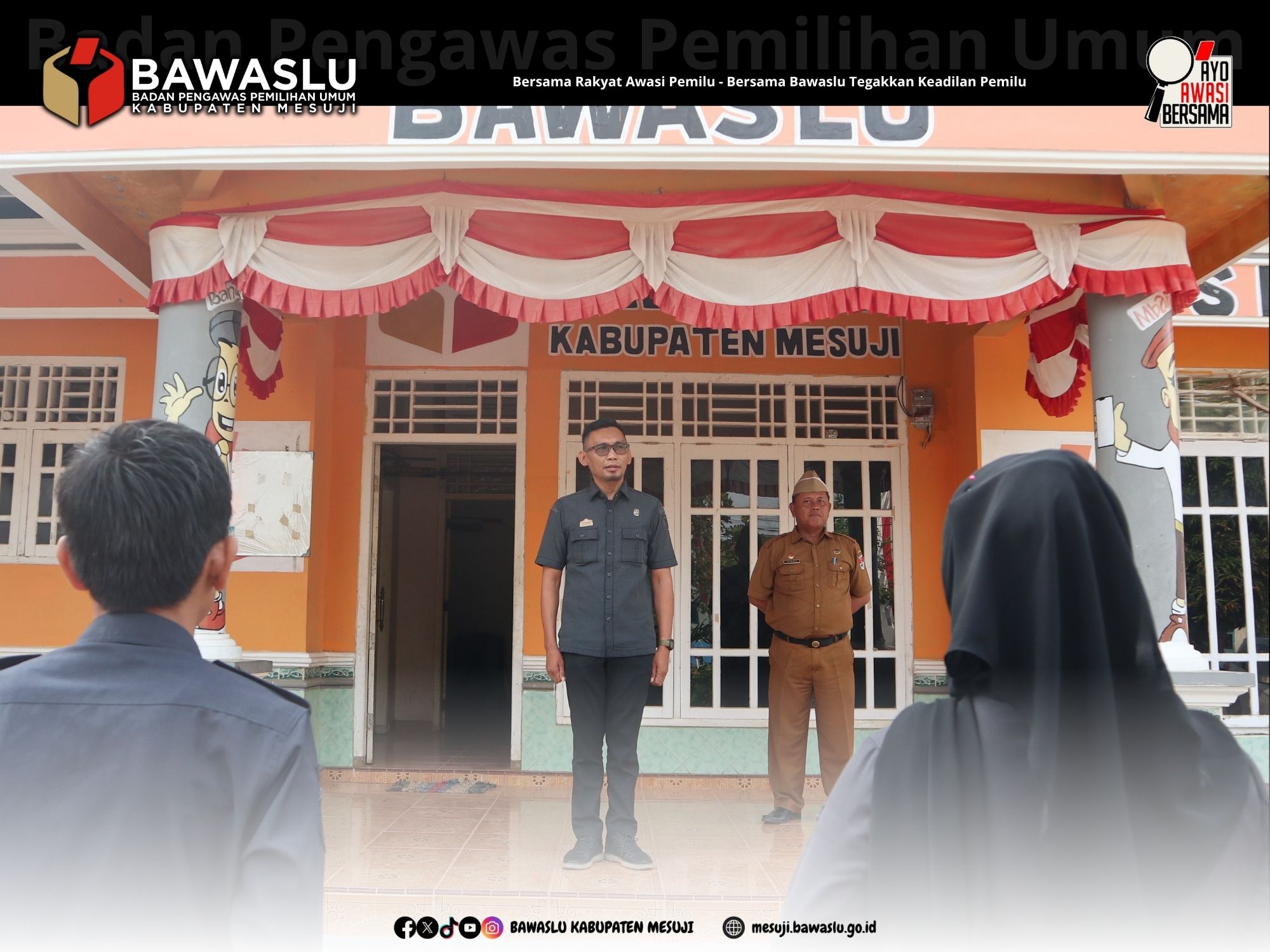 Apel Rutin Sekretariat Bawaslu Mesuji Tekankan Evaluasi dan Solusi