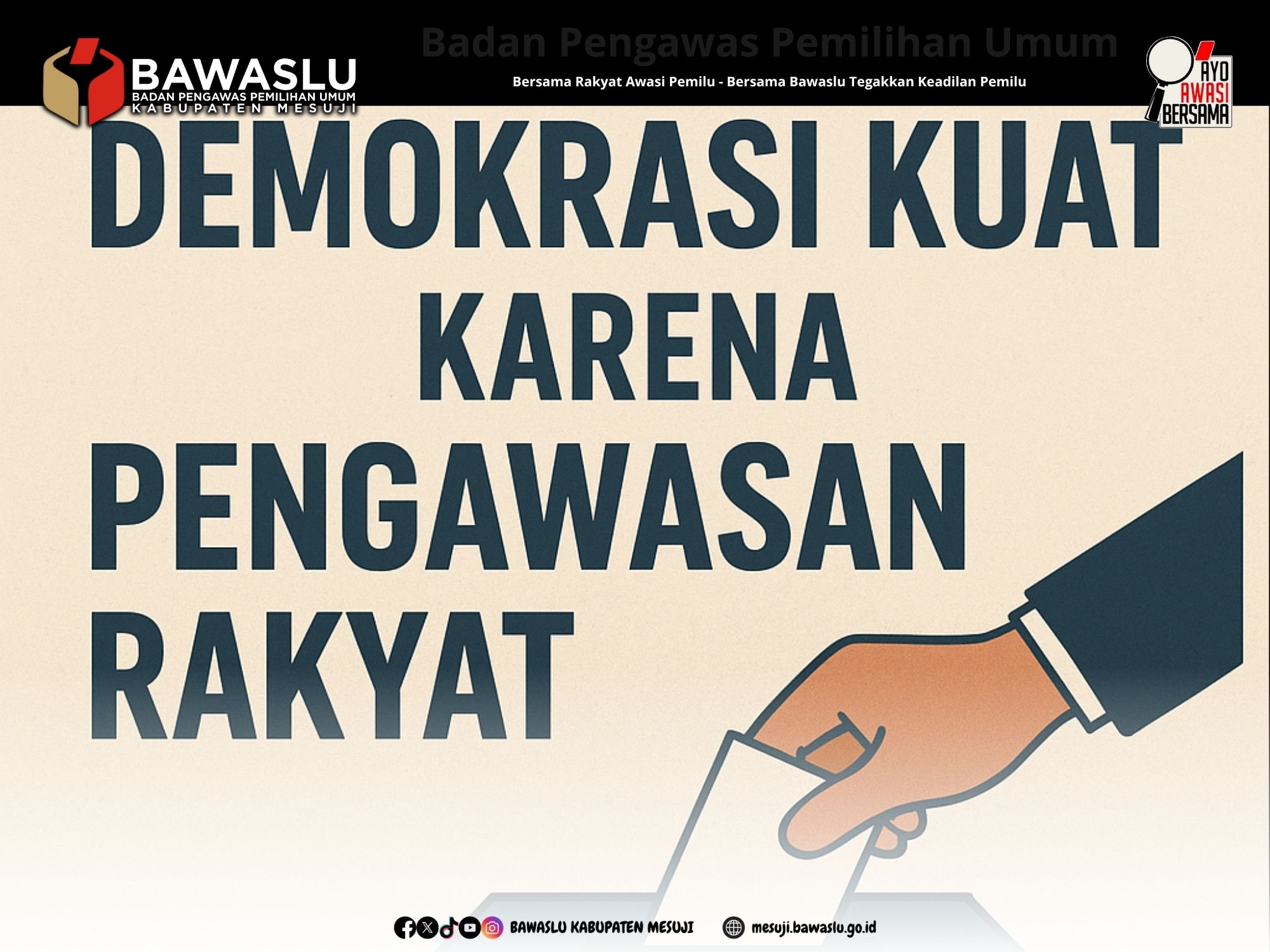 Masyarakat Mesuji Didorong Aktif Awasi Setiap Tahapan Demokrasi