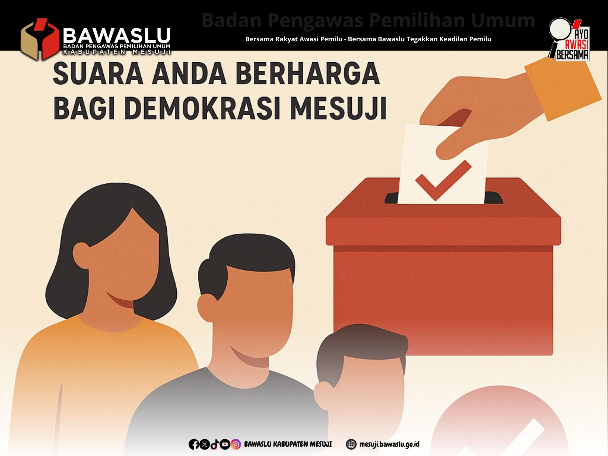 Penguatan Kesadaran Pengawasan Publik Demi Pemilu Bermartabat