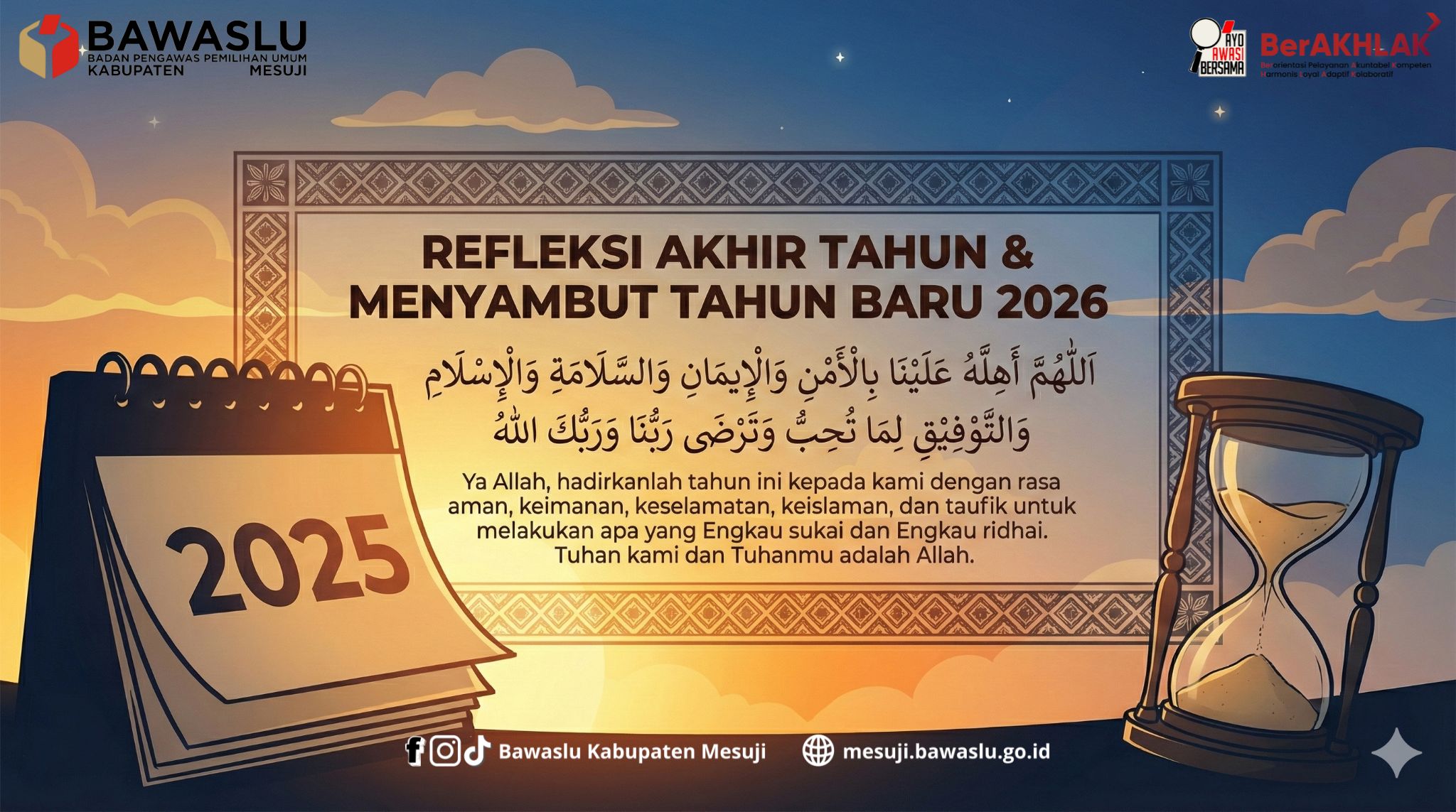 Menutup 2025 dengan Syukur, Menyongsong 2026 dengan Semangat Merawat Demokrasi