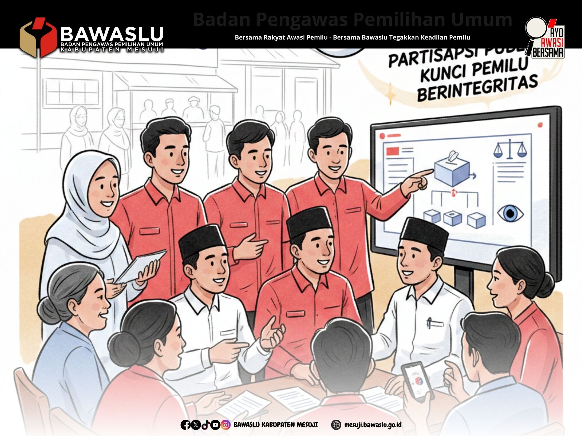 Partisipasi Publik Kunci Utama Wujudkan Pemilu Mesuji yang Berintegritas