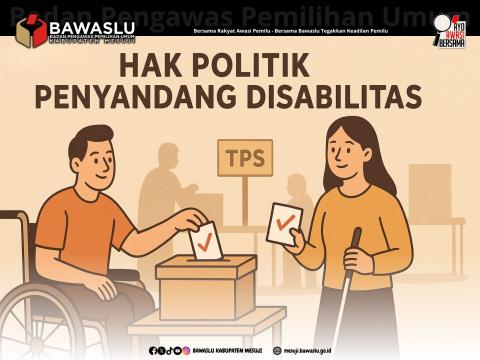 Bawaslu Tegaskan Perlindungan Hak Politik Penyandang Disabilitas dalam Pemilu