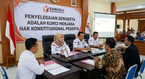 Penyelesaian Sengketa Adalah Kunci Menjaga Hak Konstitusional Peserta