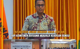 Bawaslu Kabupaten Mesuji Gelar Penguatan Kelembagaan Pengawas Pemilihan Bersama Mitra Kerja