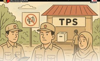 Pengawas Bawaslu Siaga Awasi Aktivitas di Sekitar TPS