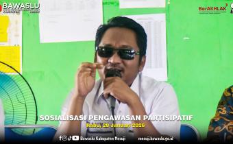 Bawaslu Mesuji Ajak Siswa SMKN 01 Mesuji Timur Kawal Demokrasi
