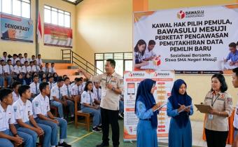 Kawal Hak Pilih Pemula, Bawaslu Mesuji Perketat Pengawasan Pemutakhiran Data Pemilih Baru