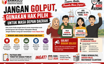Jangan Golput, Gunakan Hak Pilih untuk Masa Depan Daerah