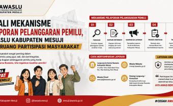 Bawaslu Kabupaten Mesuji Buka Ruang Partisipasi Masyarakat dalam Pelaporan Pelanggaran Pemilu