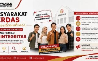 Masyarakat Cerdas Berdemokrasi, Bawaslu Kabupaten Mesuji Dorong Pemilu Berintegritas