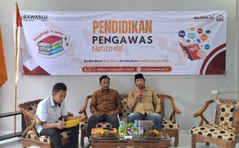 Anggota KPU Jadi Pemateri Pendidikan Pengawas Partisipatif Bawaslu Mesuji